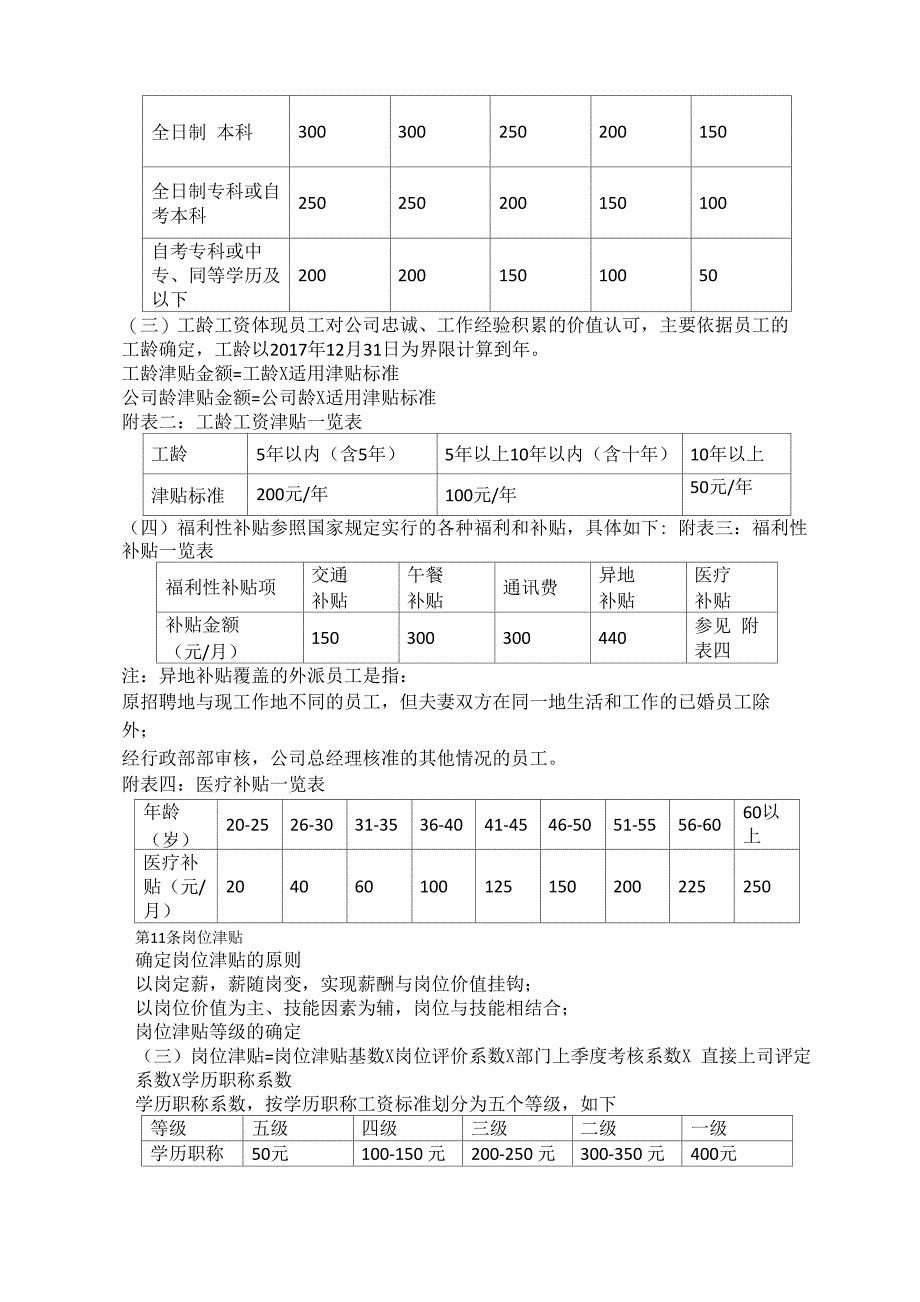 薪酬设计方案样本_第4页