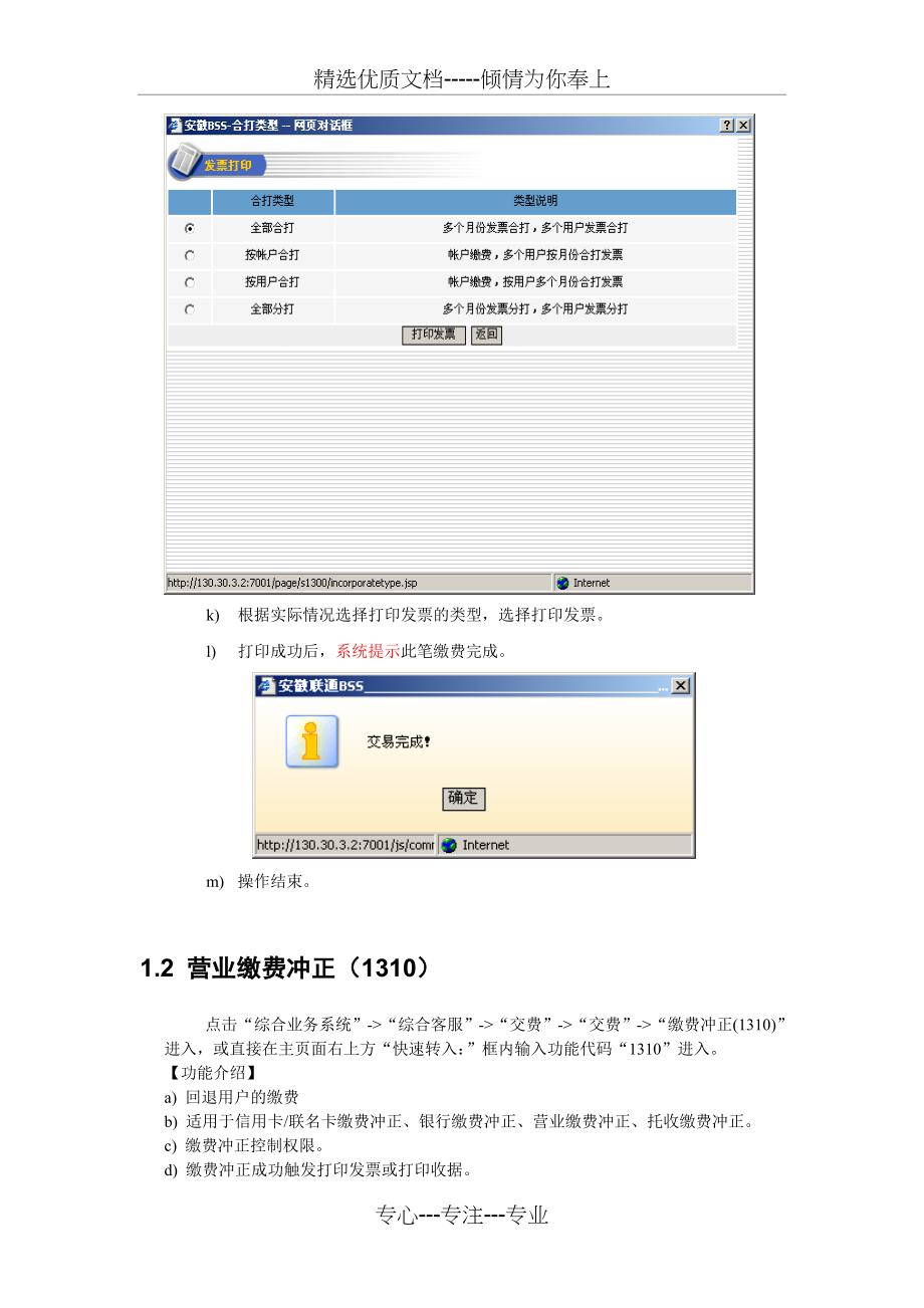 BSS系统（中国电信）帐务管理操作手册(共99页)_第4页