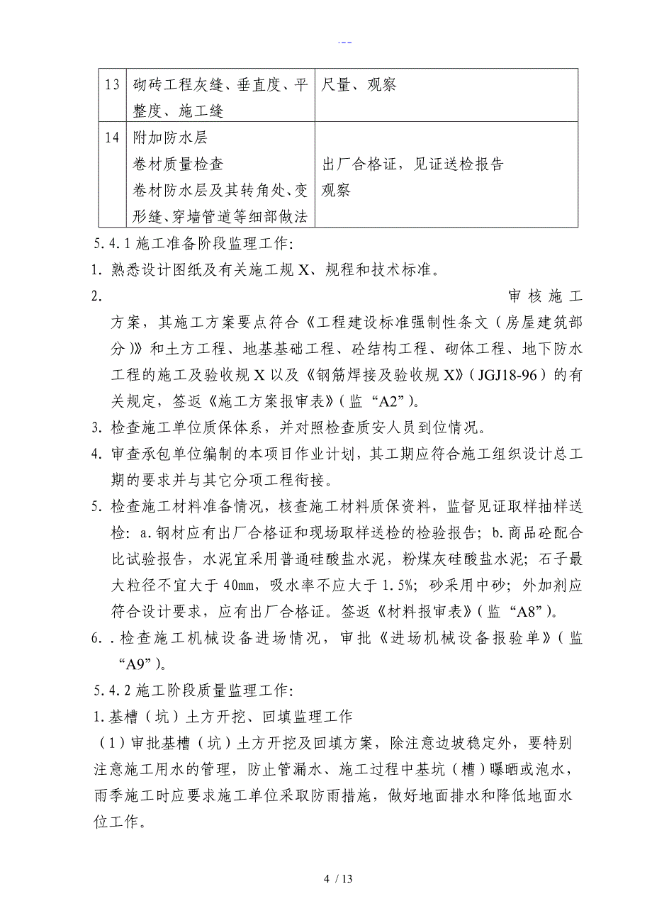 地基和基础工程监理细则_第4页