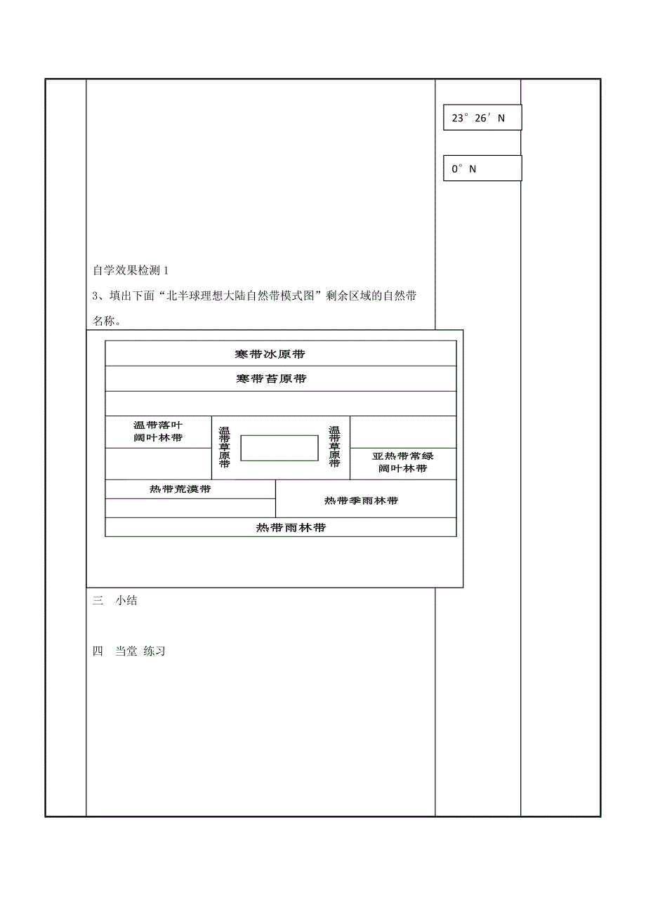 新编鲁教版地理必修一一师一优课必修一教学设计：3.1地理环境的差异性1_第3页