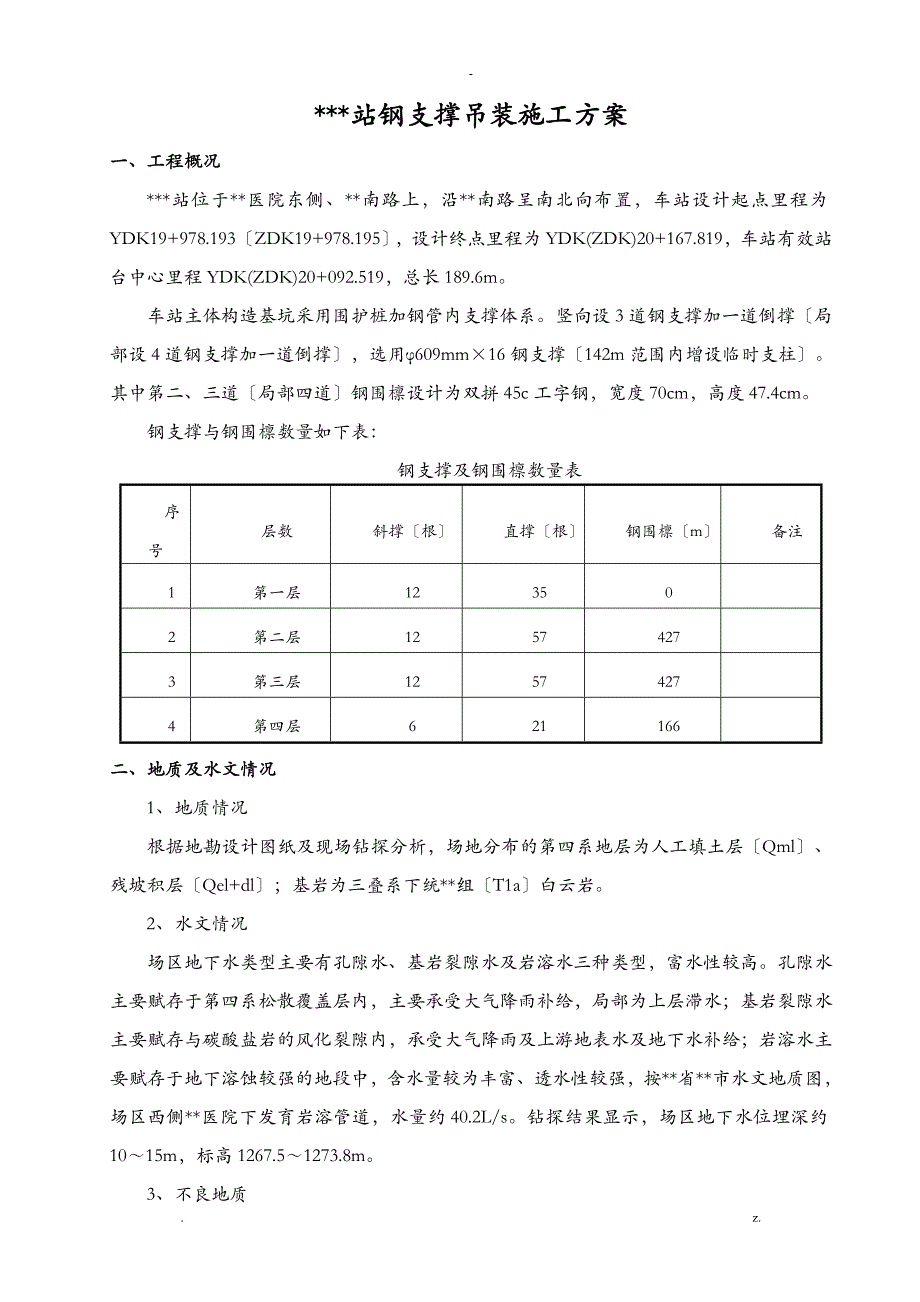 钢支撑吊装方案_第2页