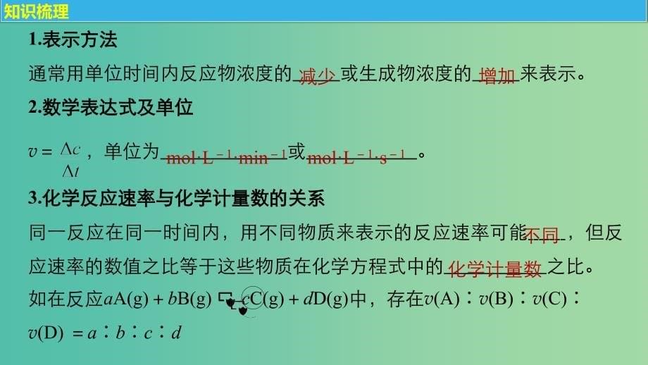 高考化学大一轮学考复习考点突破第七章第23讲化学反应速率课件新人教版.ppt_第5页