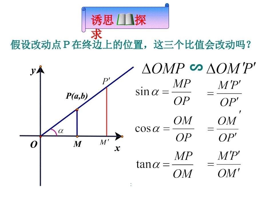 人教版高中数学必修四1任意角的三角函数ppt课件_第5页