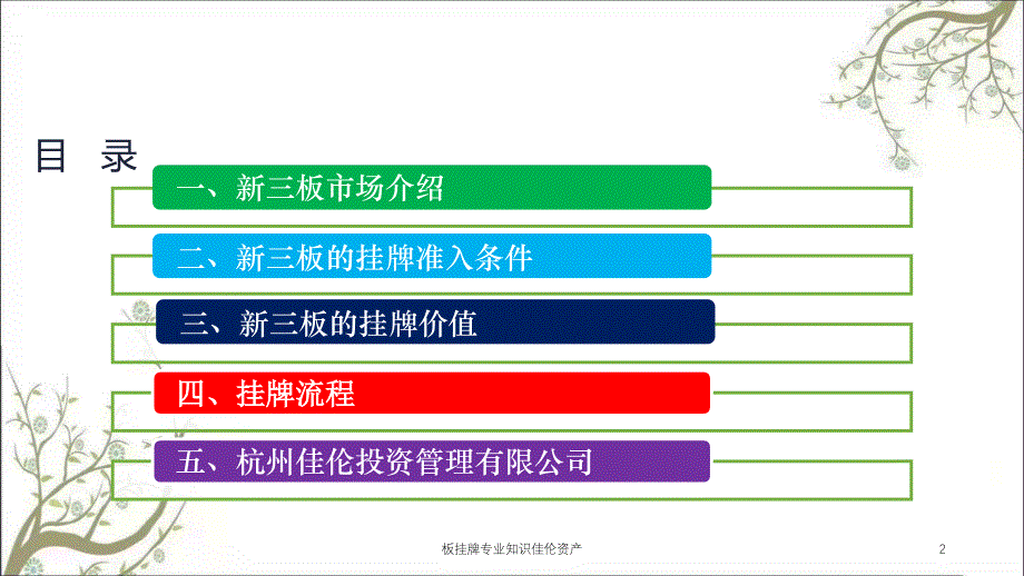 板挂牌专业知识佳伦资产课件_第2页