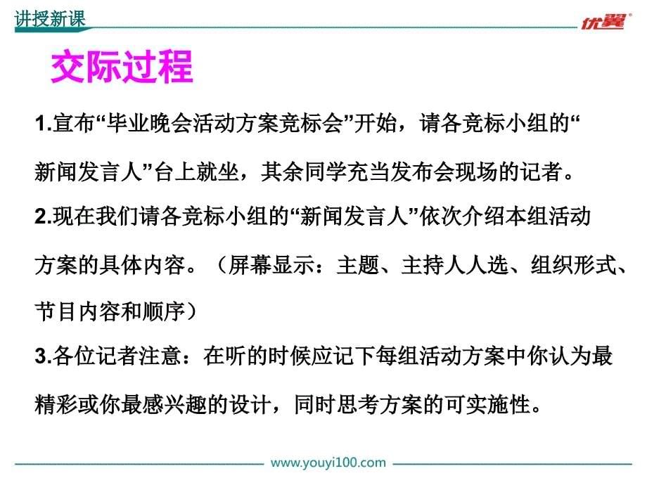 九年级语文下册语文版精品教学课件 口语交际七_第5页