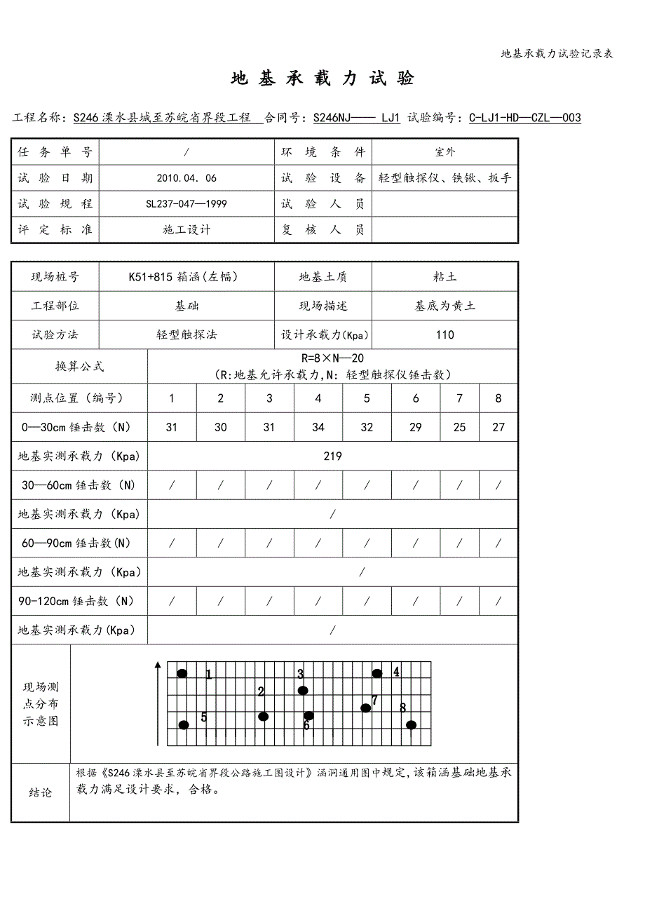 地基承载力试验记录表.doc_第3页