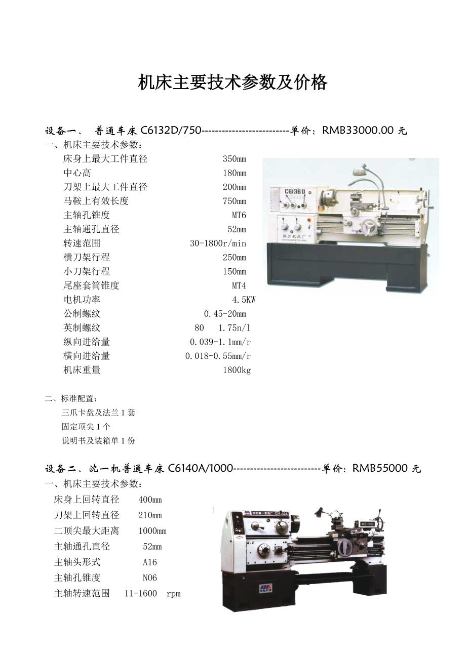 数控设备参数_第1页