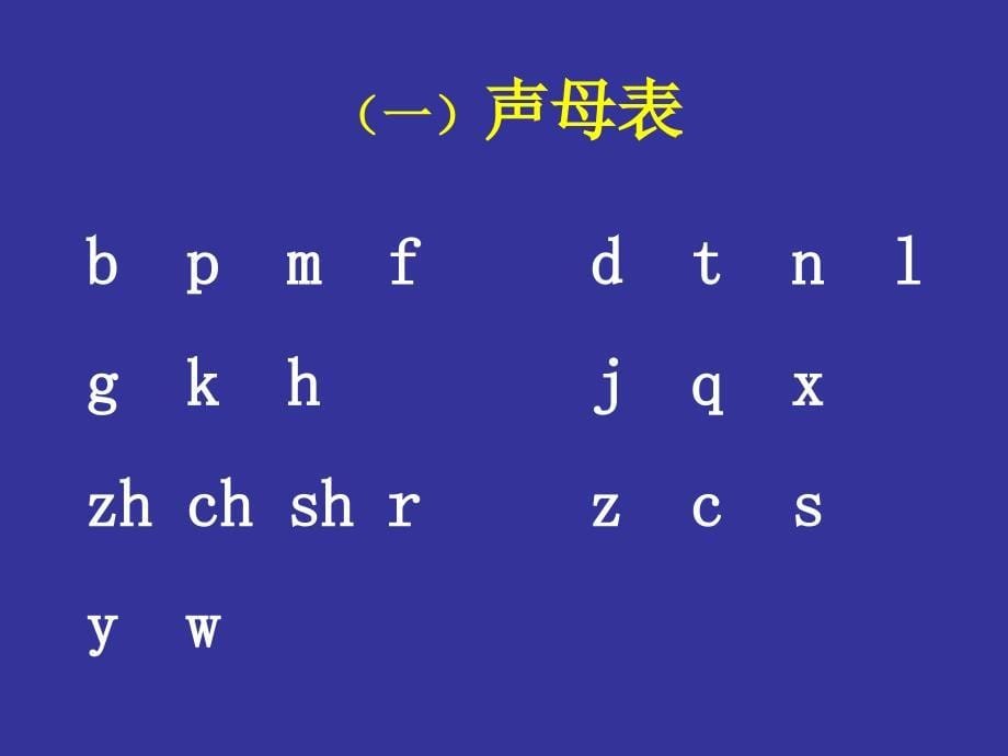 汉语拼音复习二教学课件王竞男_第5页