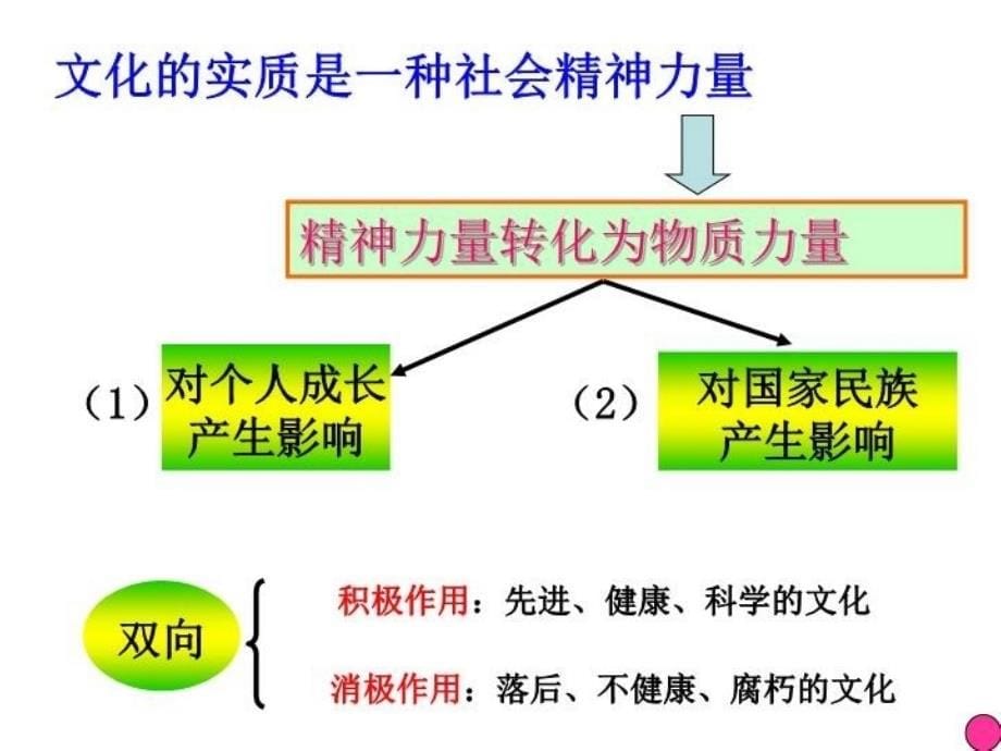 文化生活第一单元文化与生活复习课件共10张复习进程_第5页