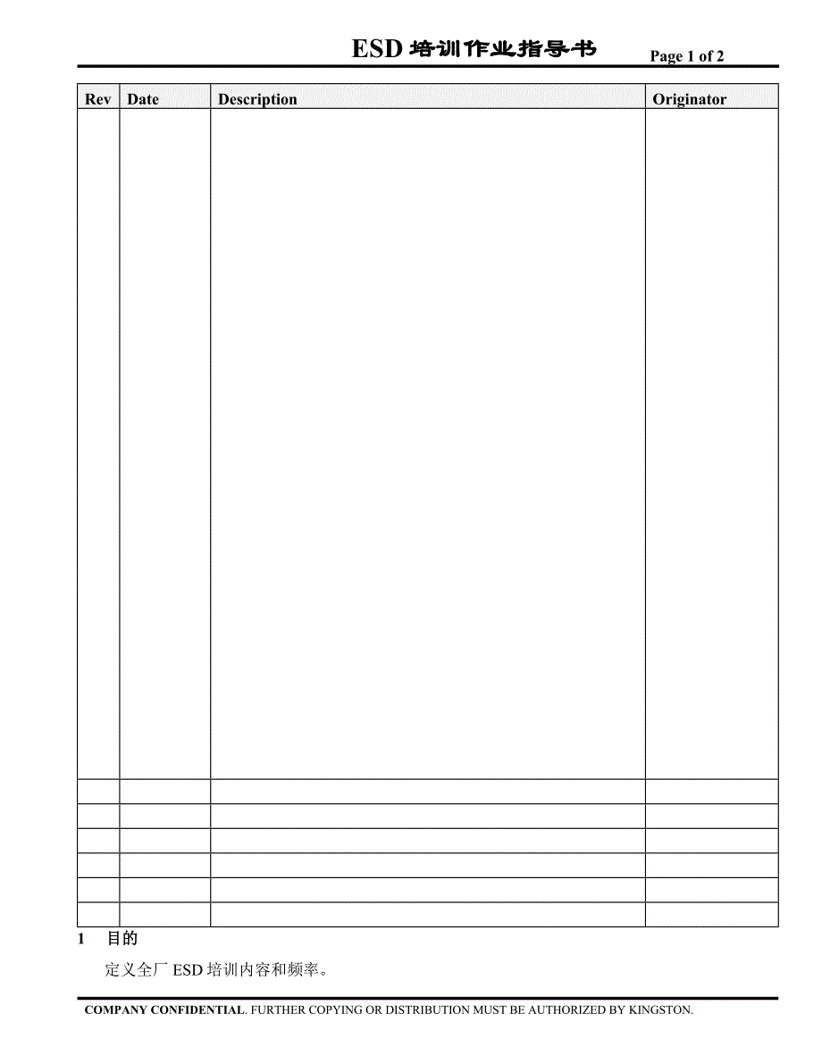 指导书ESD培训ESD培训作业指导书_第1页