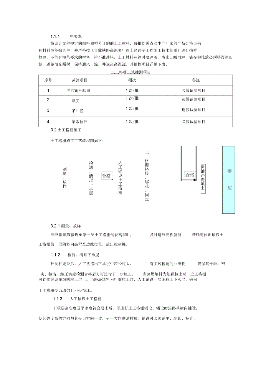 青藏铁路高含冰量多年冻土地区土工格栅、保温板施工技术_第3页