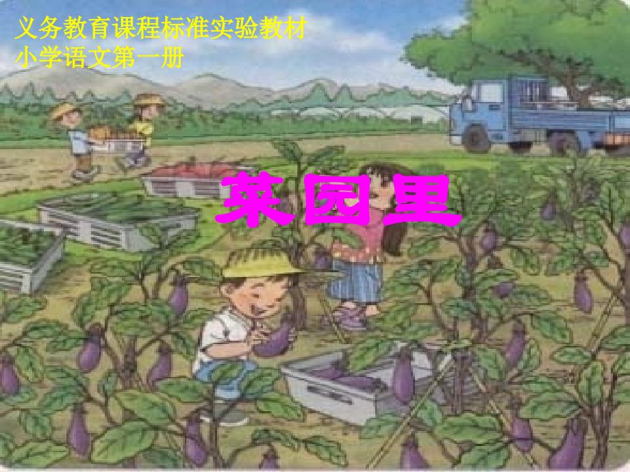 《识字二&amp;amp#183;菜园里》_第1页