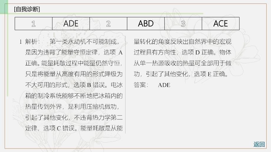 物理金版大一轮课件：第13章 第3讲　热力学定律与能量守恒_第5页