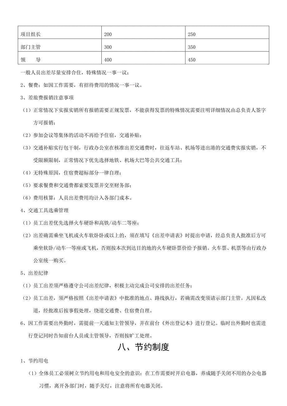 精品资料2022年收藏的网络传媒公司行政管理制度附表格_第5页