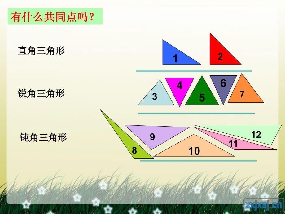 人教版四年级数学下册三角形的分类PPT课件(1)[1]33344_第5页