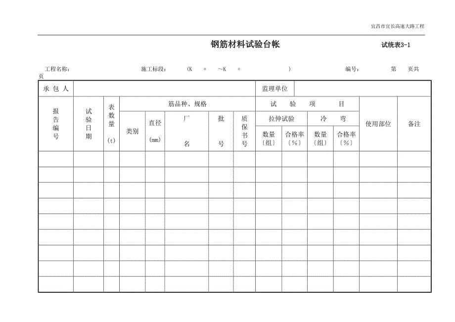 水泥物理性能试验台帐表-.doc_第5页