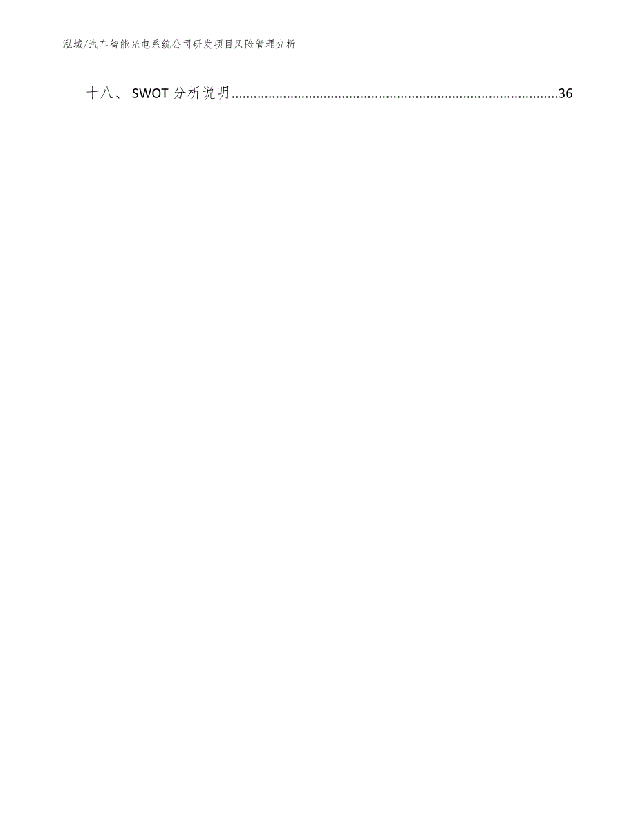 汽车智能光电系统公司研发项目风险管理分析_第2页