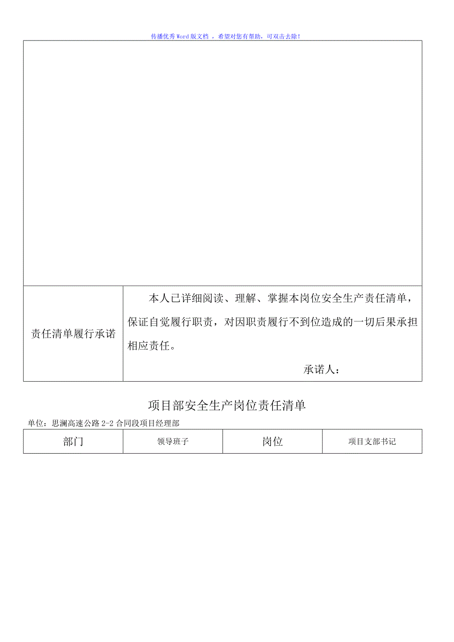 项目部安全主体责任清单word版_第4页