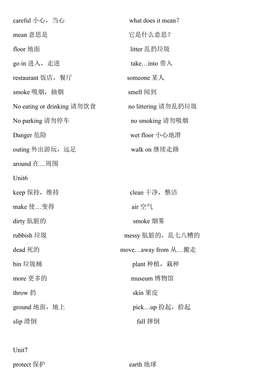 苏教版六年级上册英语单词表.doc_第3页