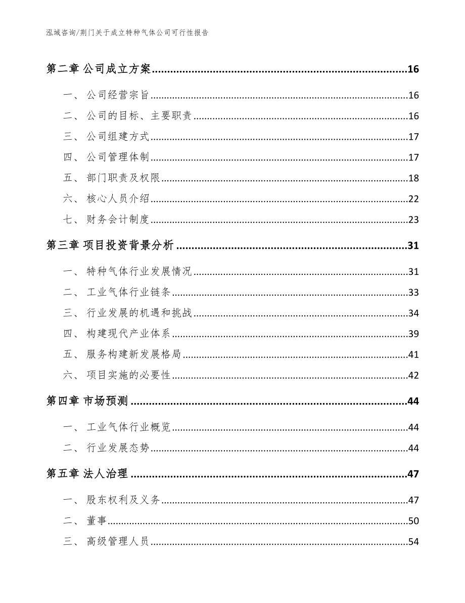 荆门关于成立特种气体公司可行性报告_第4页