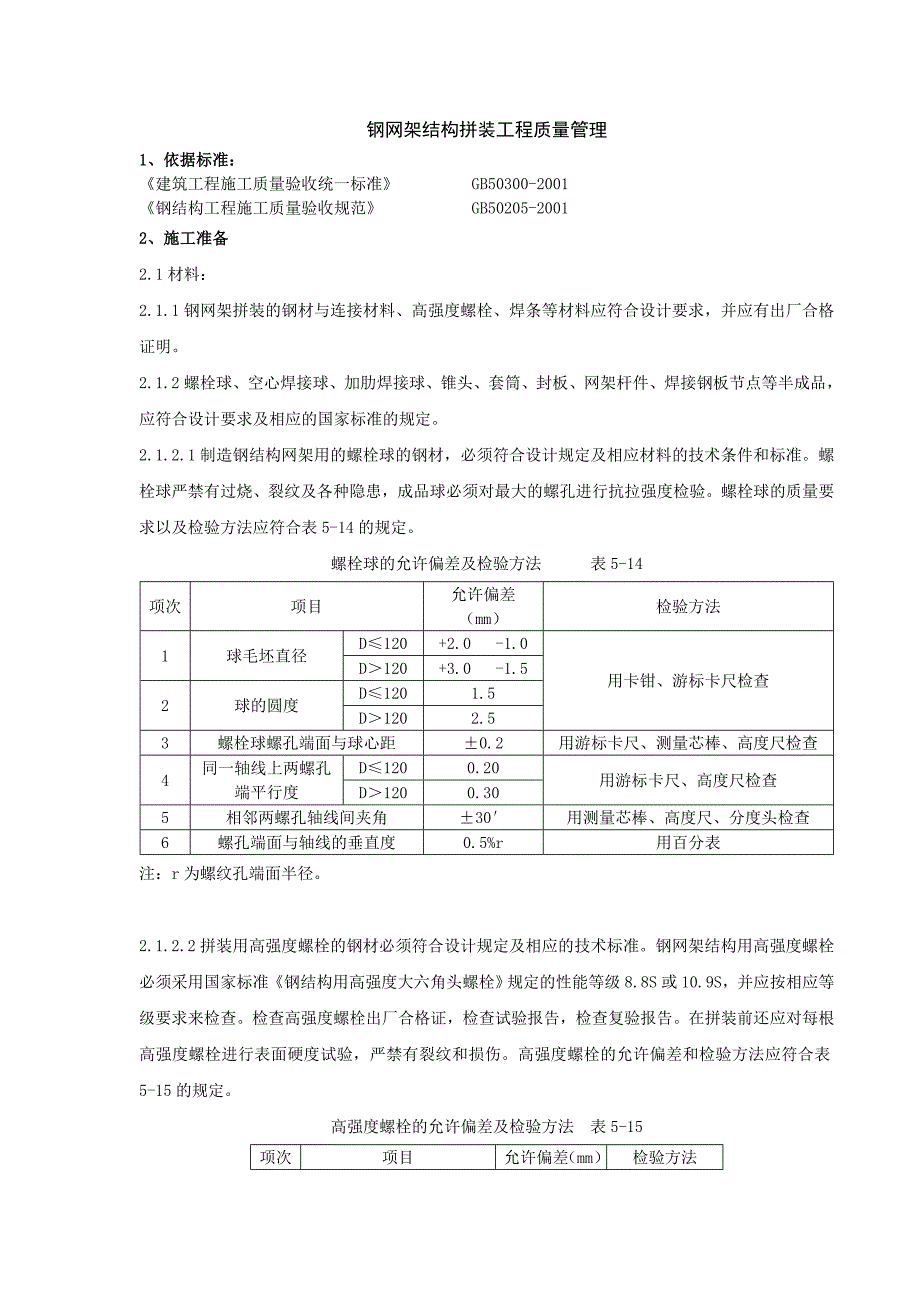 04 钢网架结构拼装分项工程质量管理08450.doc_第1页