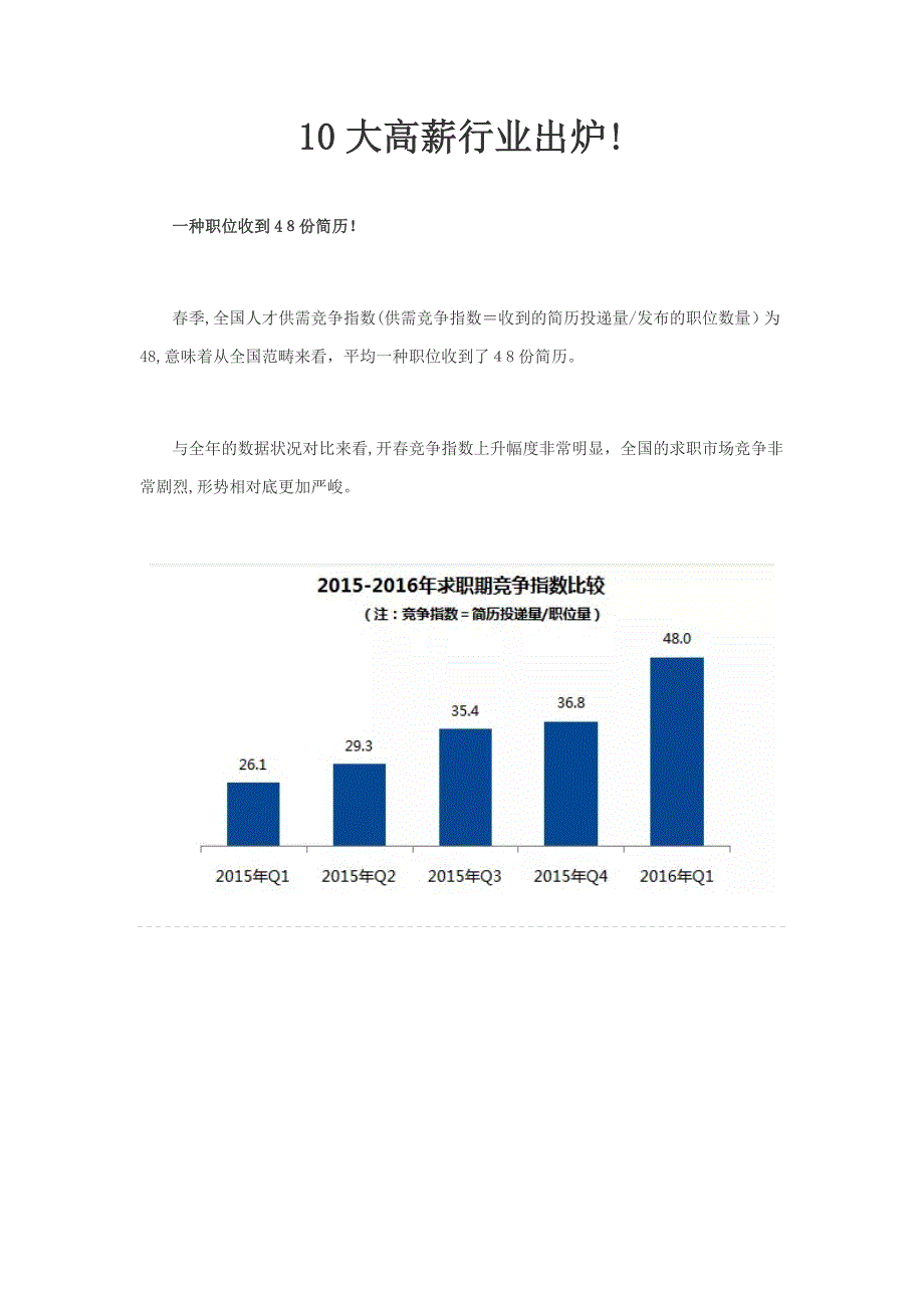 10大高薪行业出炉!_第1页