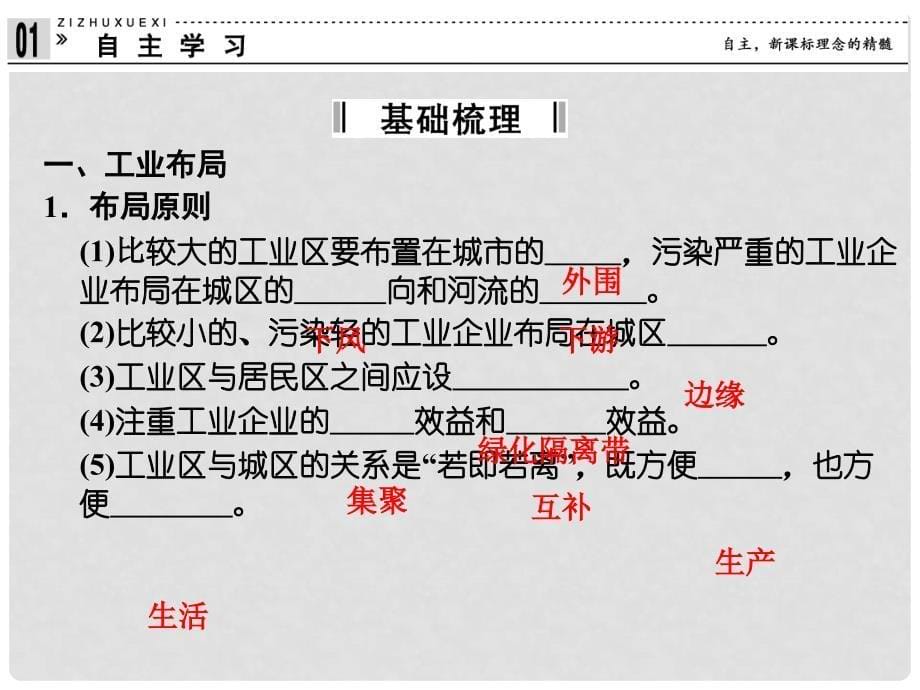 高中地理 第三章 城乡规划 3.3 城镇总体布局同步课件 湘教版选修4_第5页