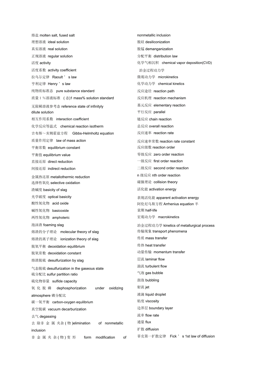 冶金专业词汇表_第4页