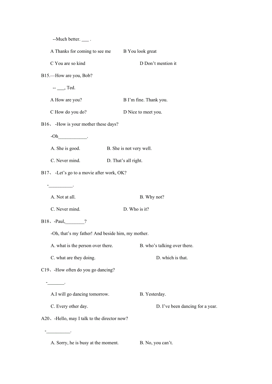 2023年9月公共基础课统一考试大学英语B精选题库.doc_第3页