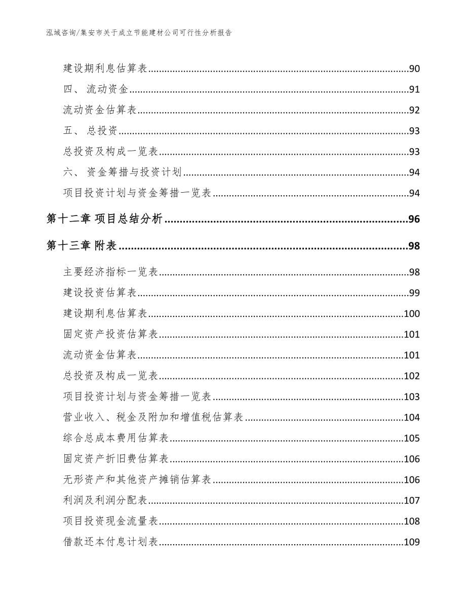 集安市关于成立节能建材公司可行性分析报告_第5页