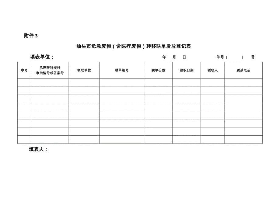 危险废物转移联单管理办法_第5页