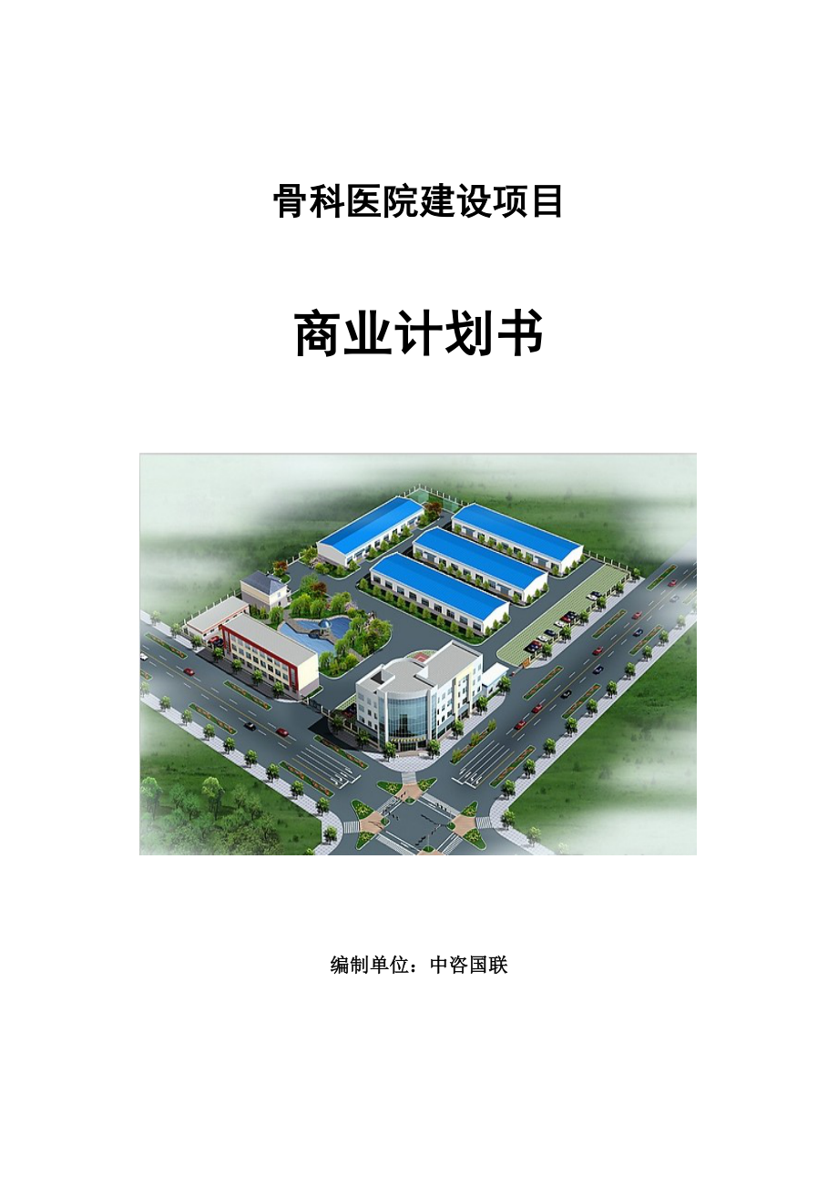 骨科医院建设项目商业计划书写作参考_第1页