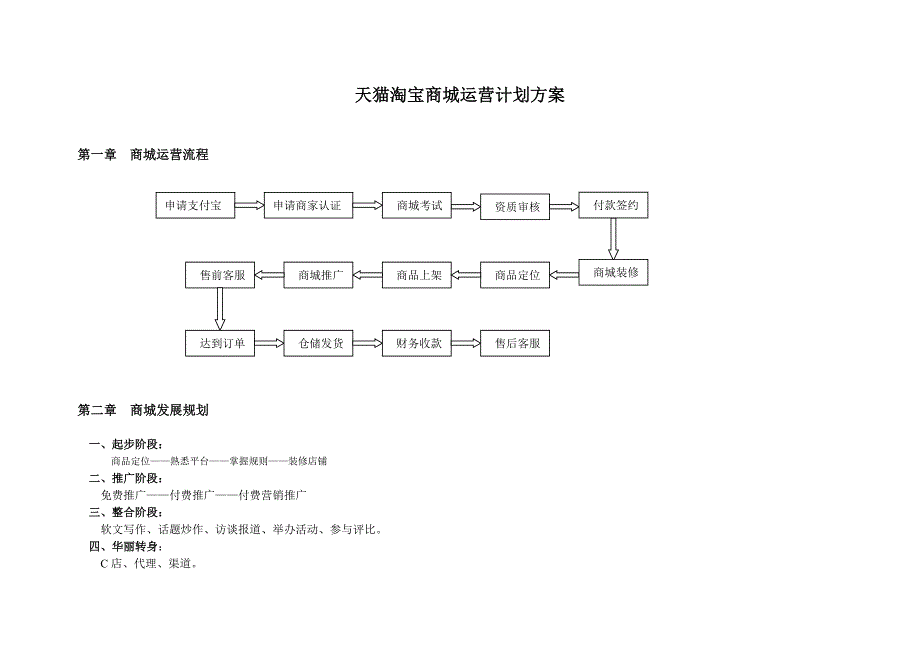 天猫淘宝商城运营综合计划专题方案_第1页