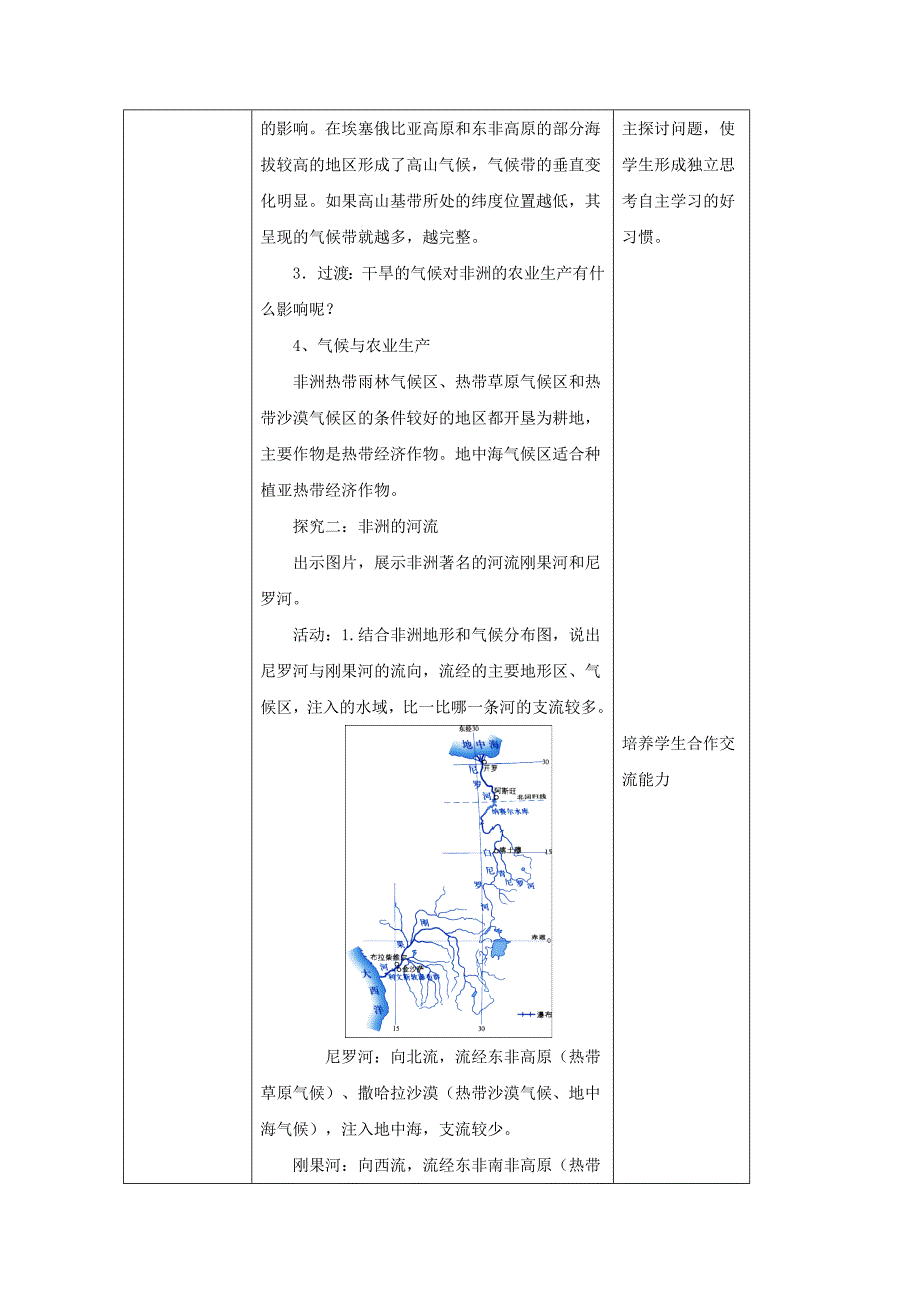 七年级地理下册6.2非洲教案2新版湘教版(共7页)_第4页