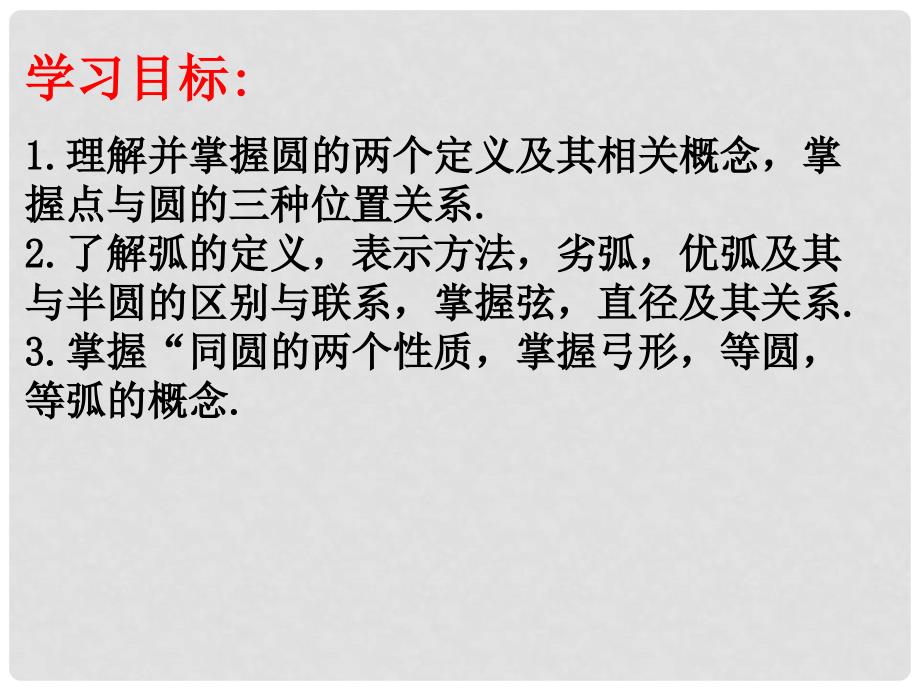 安徽省蚌埠市固镇县第三中学九年级数学下册 24.2 圆的对称性 圆及其相关概念课件 （新版）沪科版_第3页