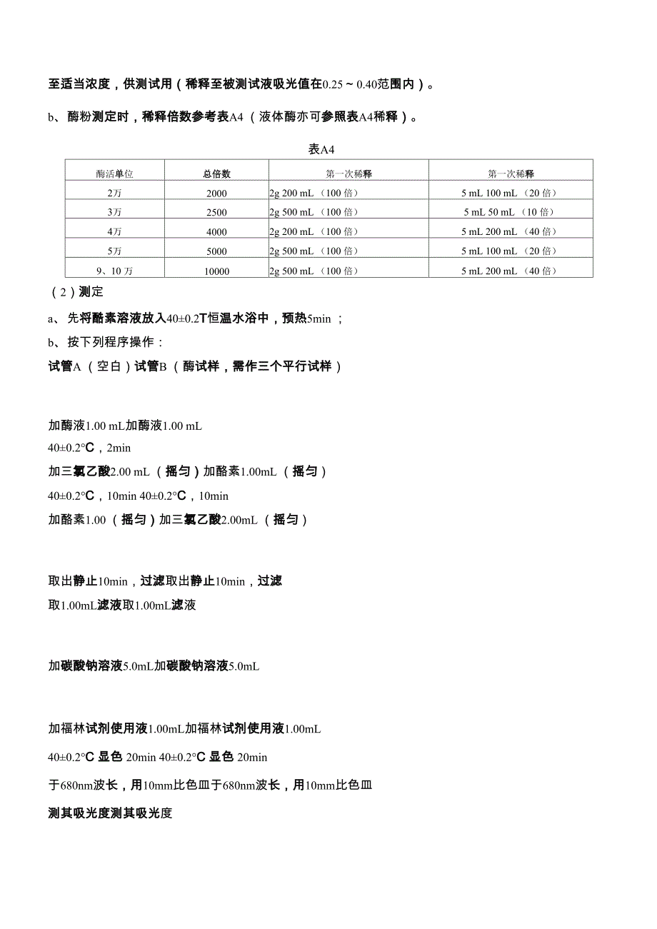 蛋白酶活性检验方法_第4页