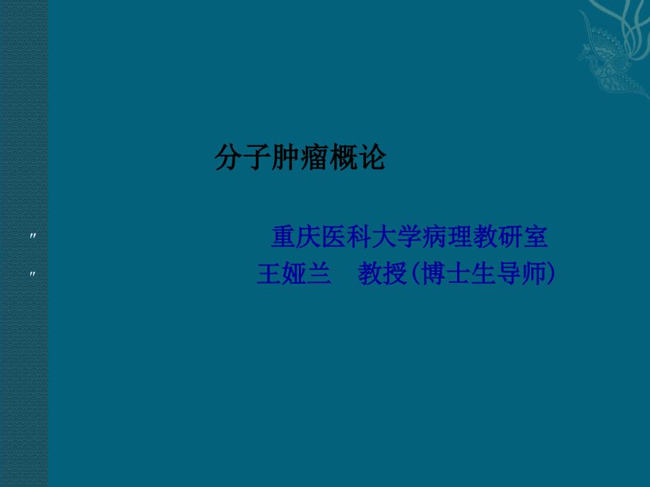 分子肿瘤概论研究生学生ppt课件_第2页