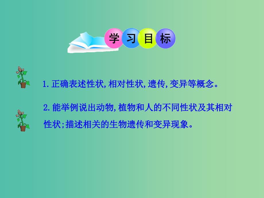 八年级生物上册 第二十章 第一节 遗传和变异现象课件 北师大版.ppt_第3页