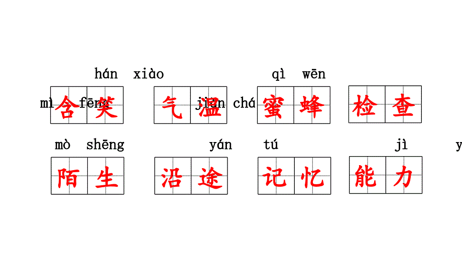 三年级下册语文第4单元复习人教部编版课件_第4页