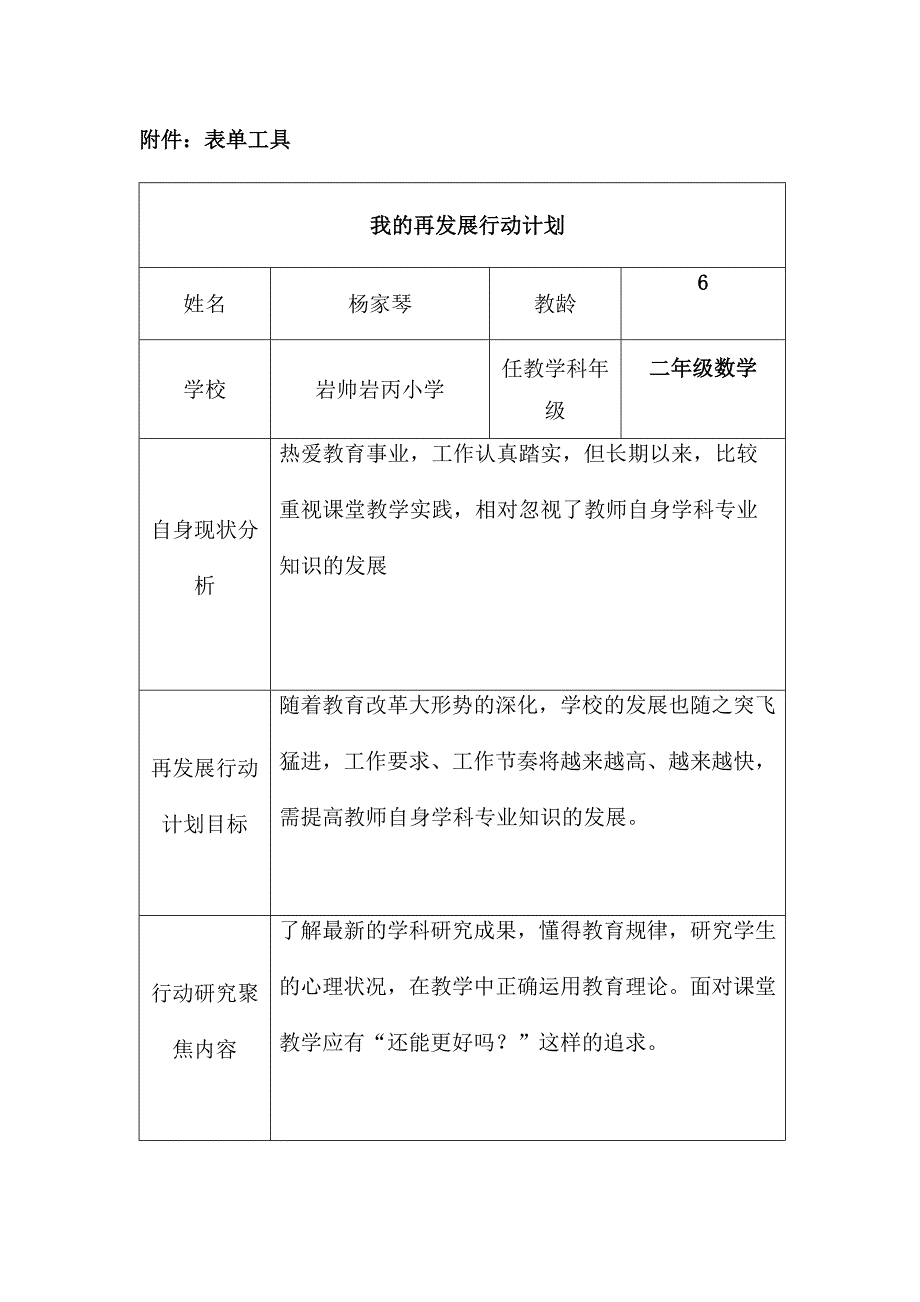 教师的再发展行动计划.doc_第2页