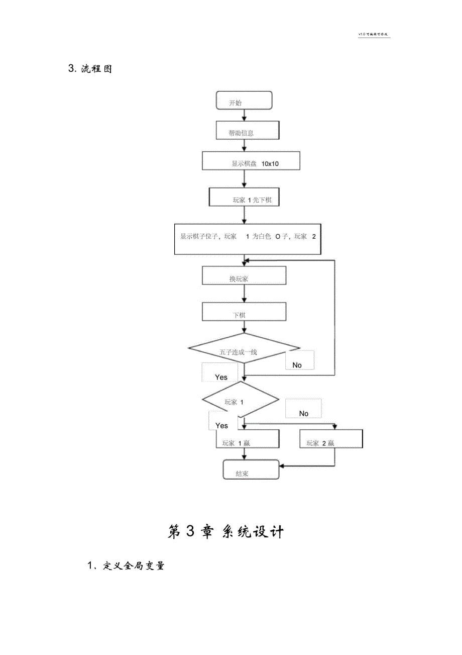 五子棋课程设计报告_第5页