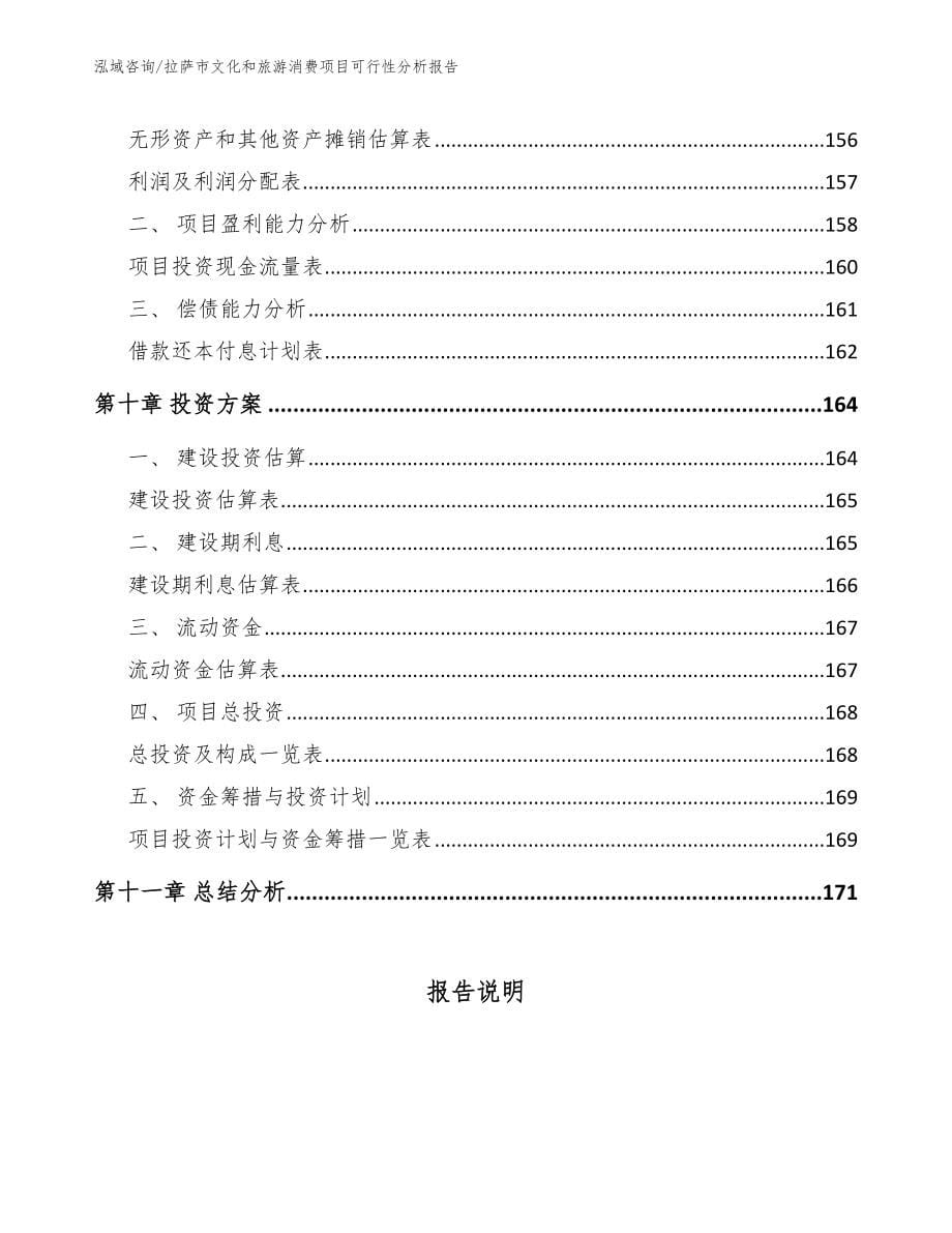 拉萨市文化和旅游消费项目可行性分析报告_第5页