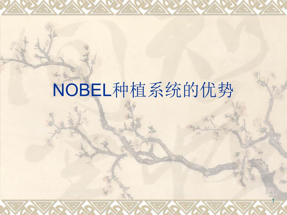 NOBEL种植系统的优势PPT_第1页