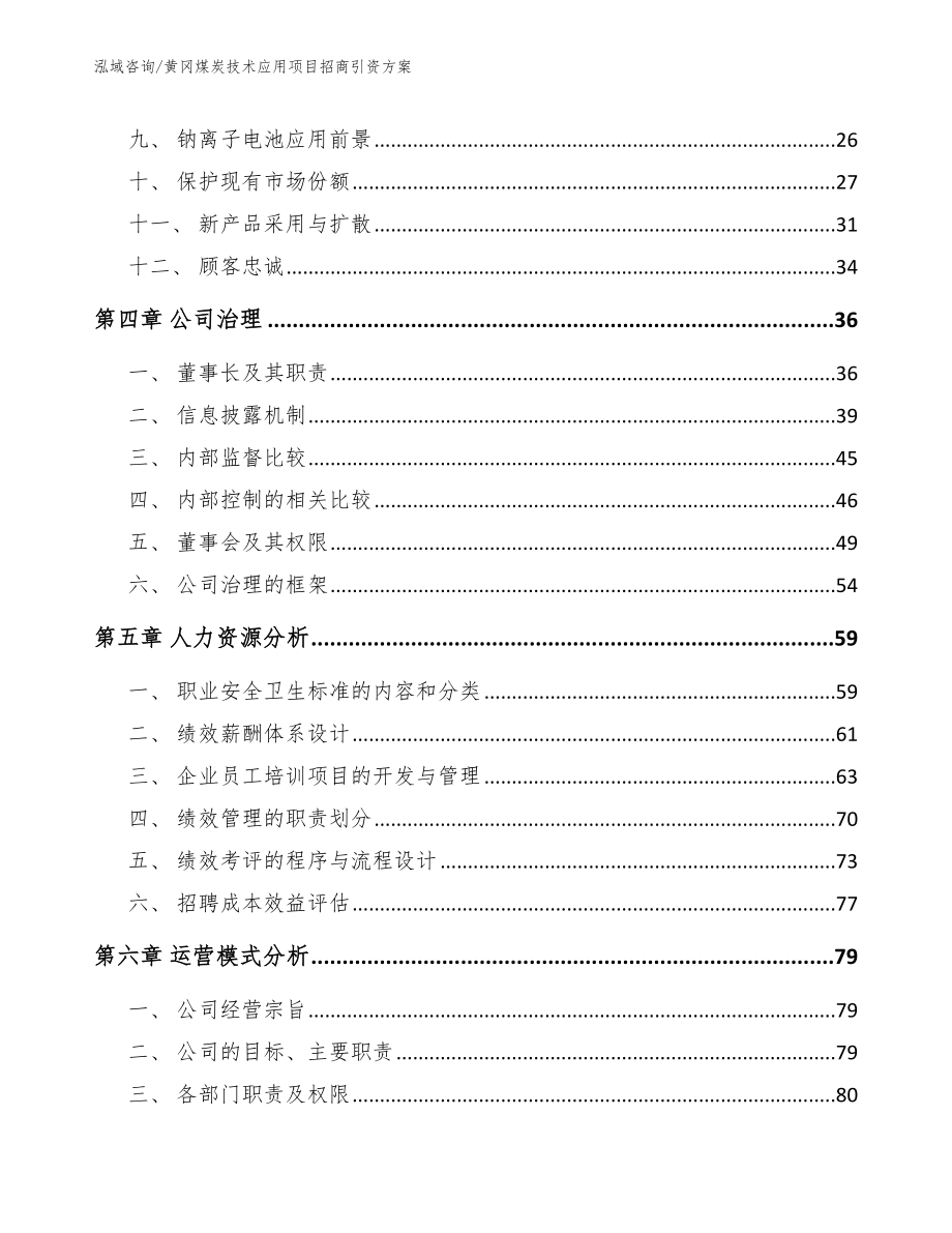 黄冈煤炭技术应用项目招商引资方案参考模板_第2页