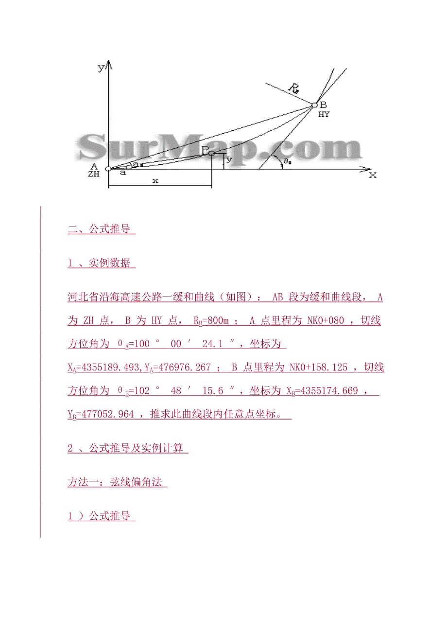 缓和曲线坐标计算.doc_第1页