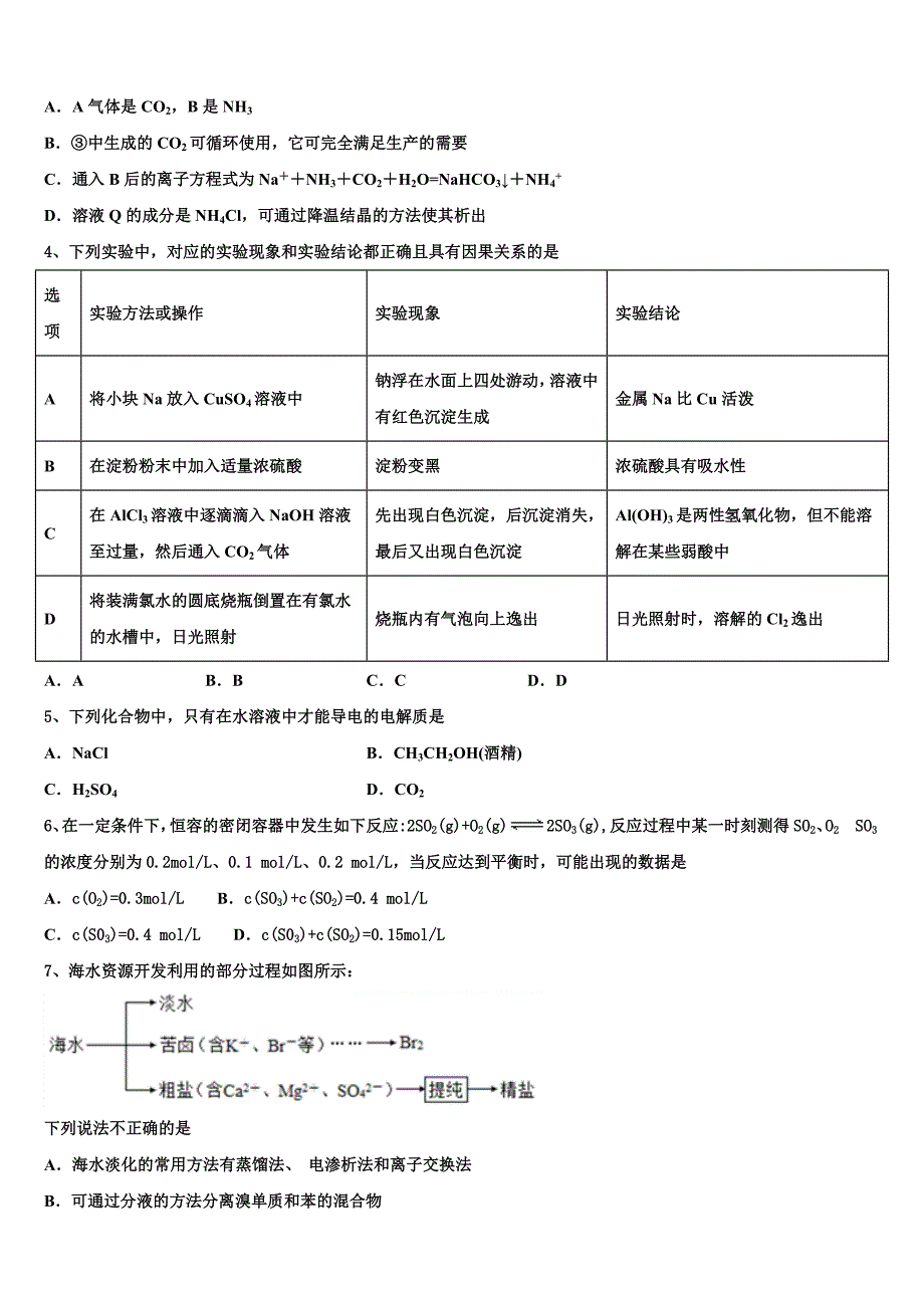 2023学年重庆康德卷高二化学第二学期期末达标测试试题（含解析）.doc_第2页