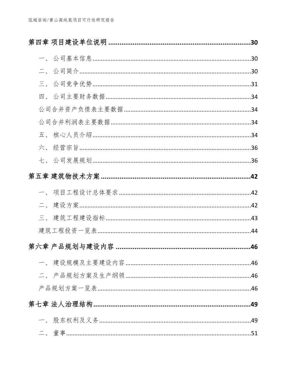 黄山高纯氢项目可行性研究报告_参考范文_第2页