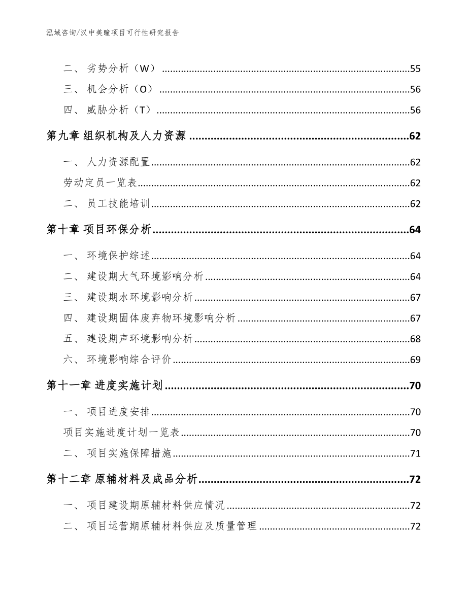 汉中美瞳项目可行性研究报告【模板】_第3页