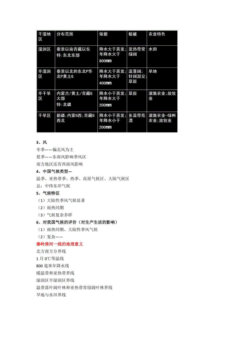 精校版北京市第四中学高考地理人教版总复习讲义：中国的气候_第2页