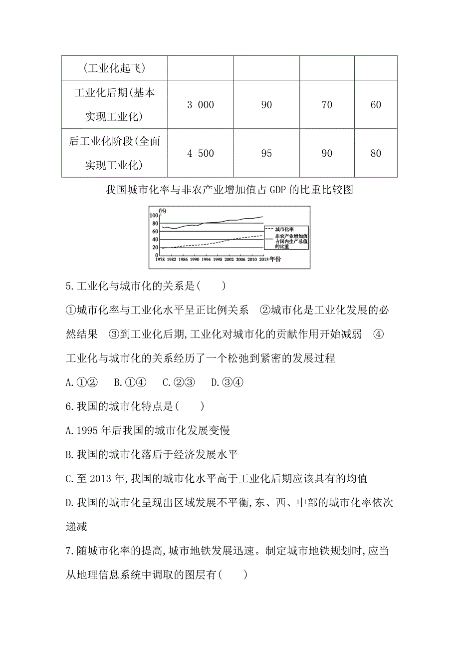 精修版【导与练】高三地理二轮复习 板块综合演练(三)_第4页